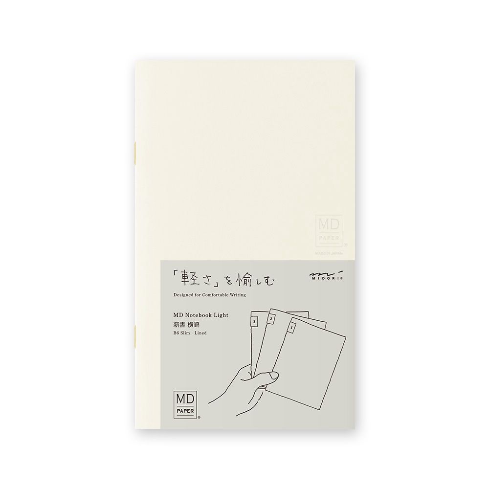MD Notebook Light  B6 Slim (3 pack)