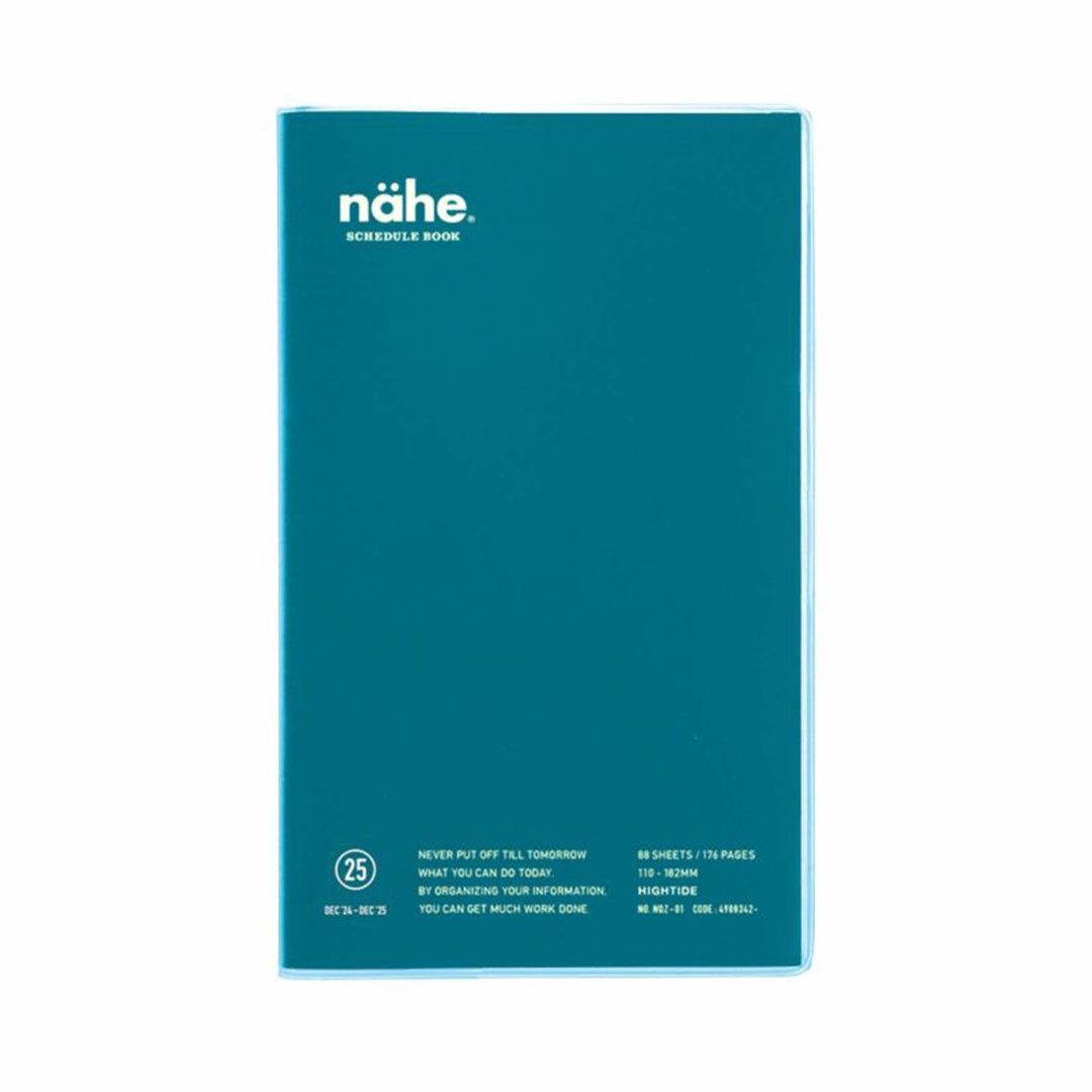 Nahe B6 Slim Vertical 2025 Weekly Planner