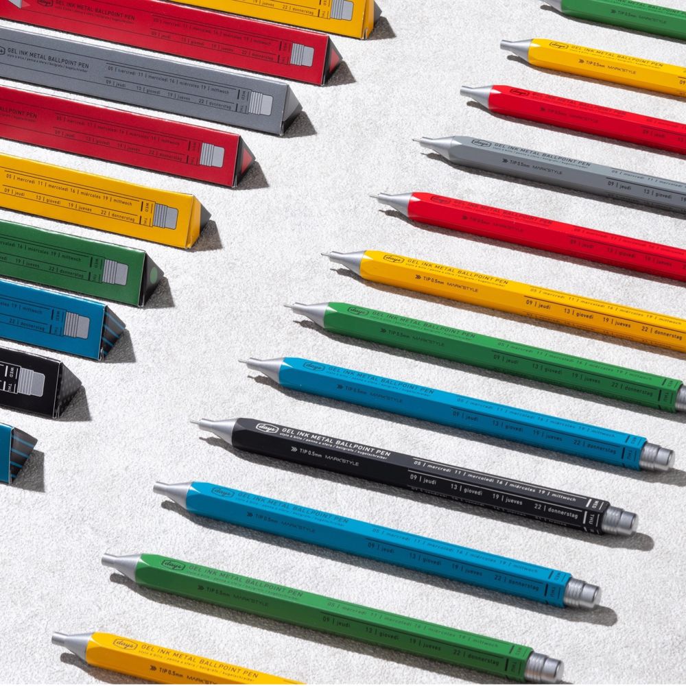 Mark&#39;style Gel Metal Ballpoint Pen