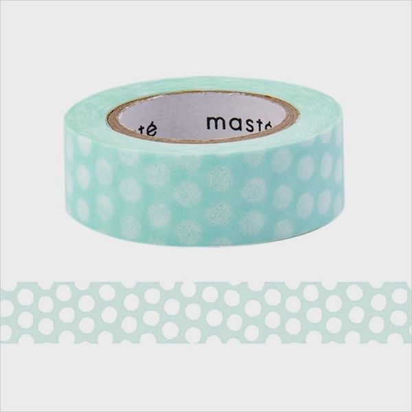 Draw Me Masking Tape 1inch Core, Pattern: Dot Blue
