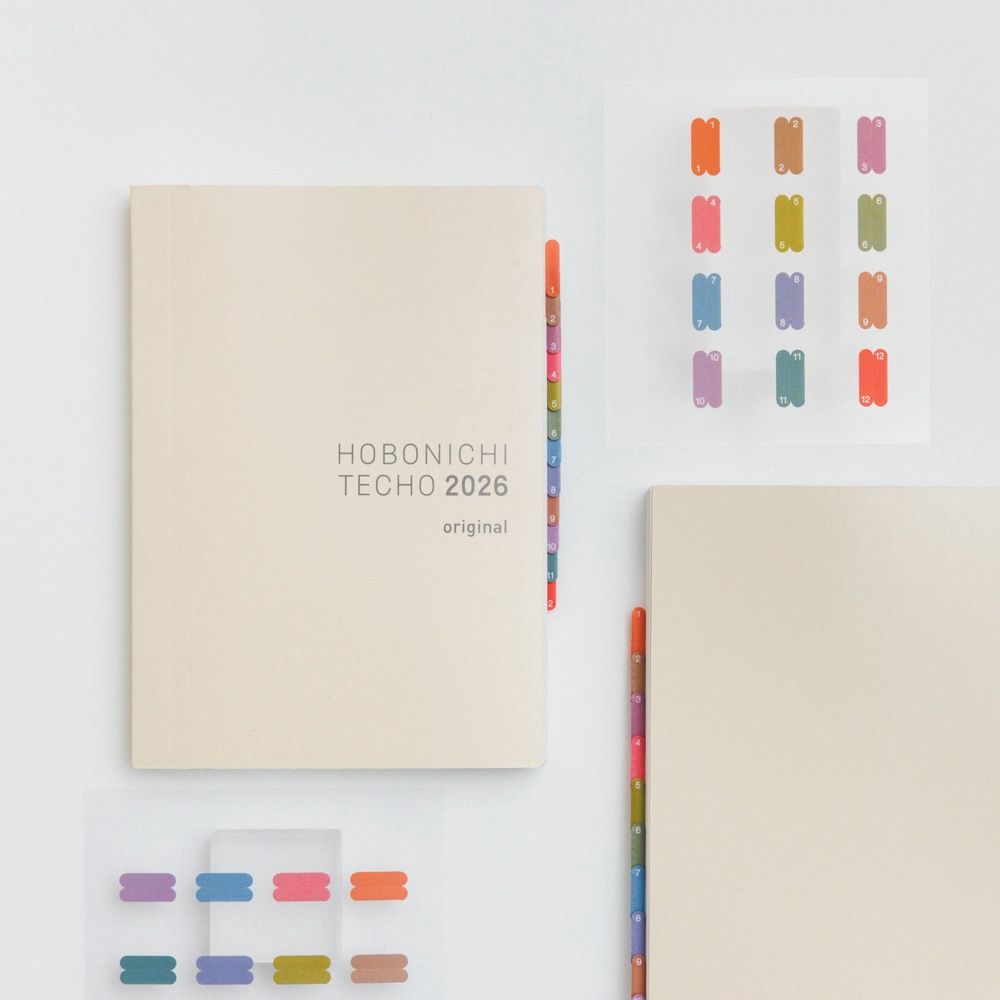 Hobonichi Index Stickers - &#39;Tsuki no Iro&#39;