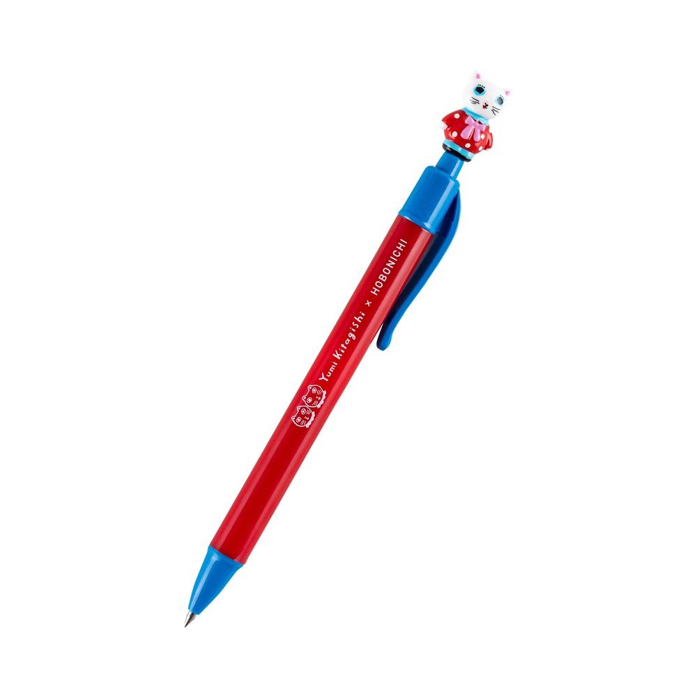 Hobonichi Ballpoint Pen - Yumi Kitagishi, White Cat