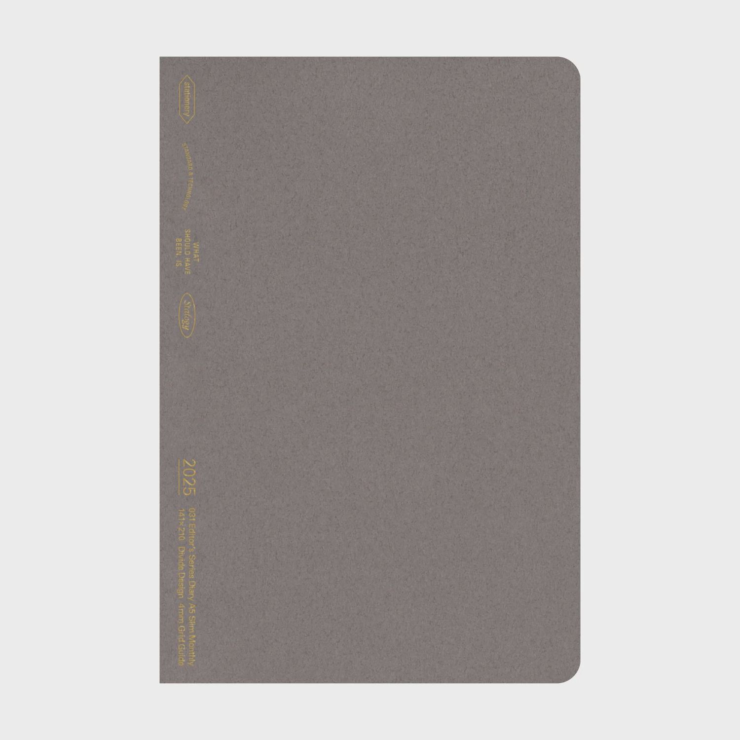 Stalogy Diary 2026 Monthly - A5 Slim Gray