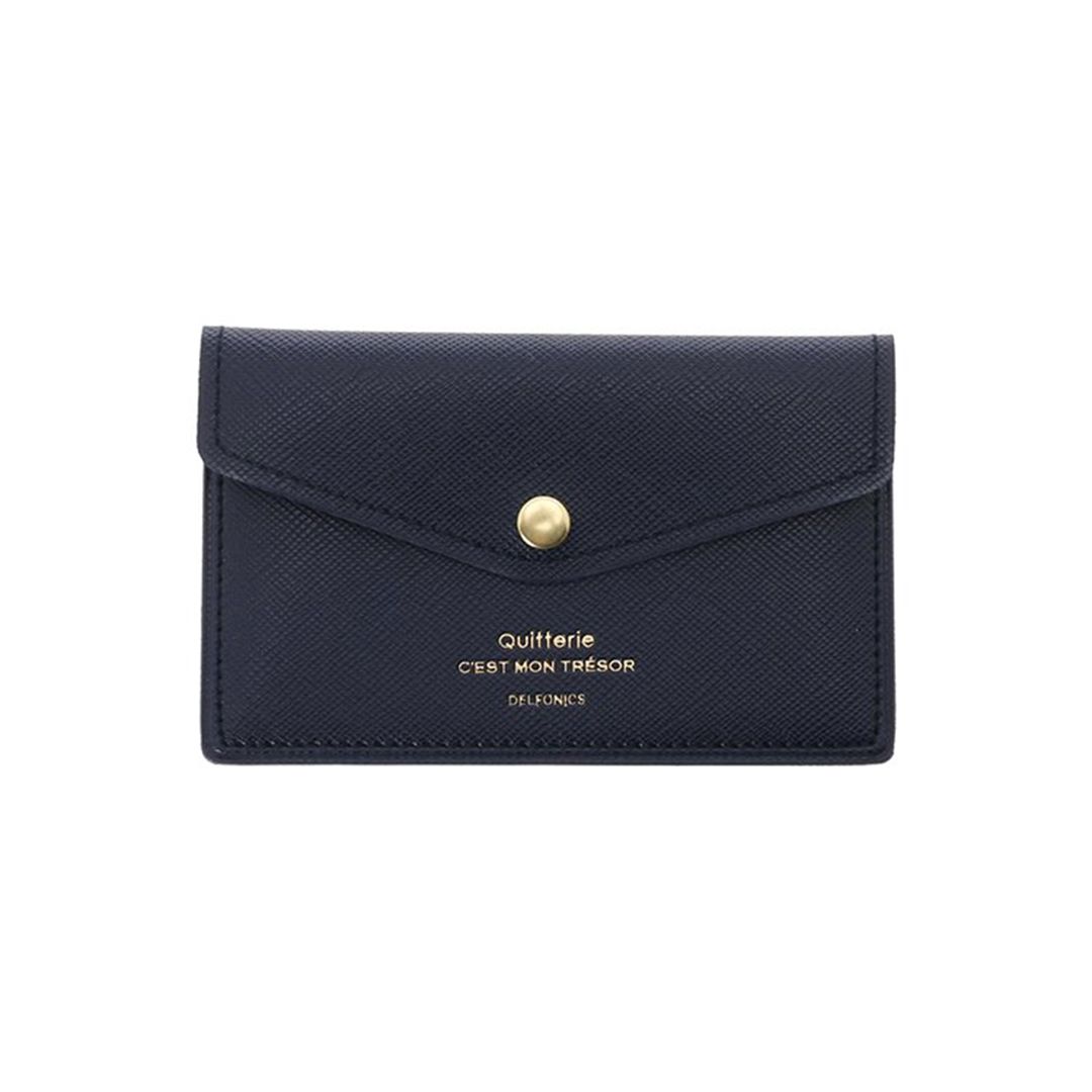 DELFONICS Quitterie Card Case with Snap