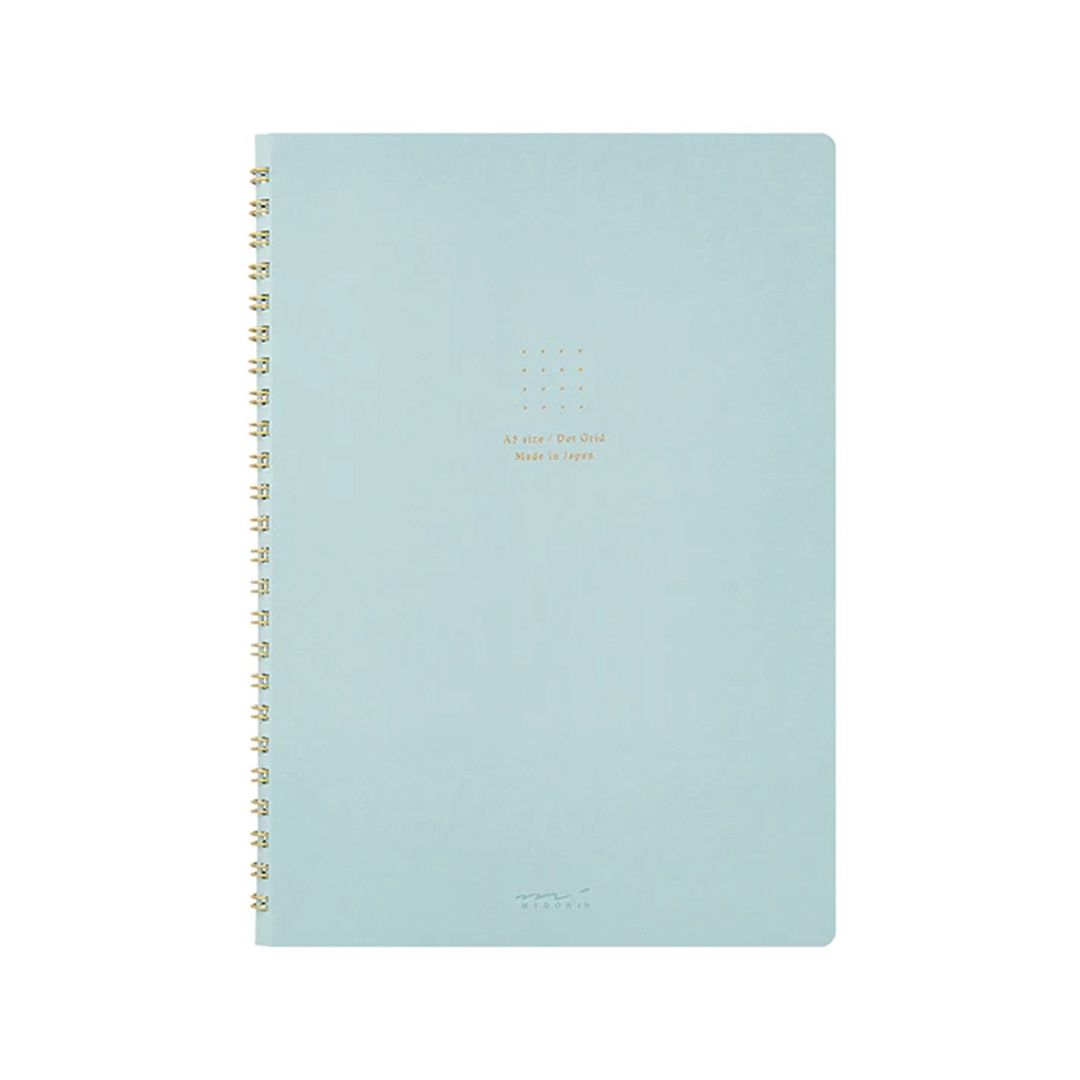 Ring Notebook A5 Color Dot Grid, Color: Blue