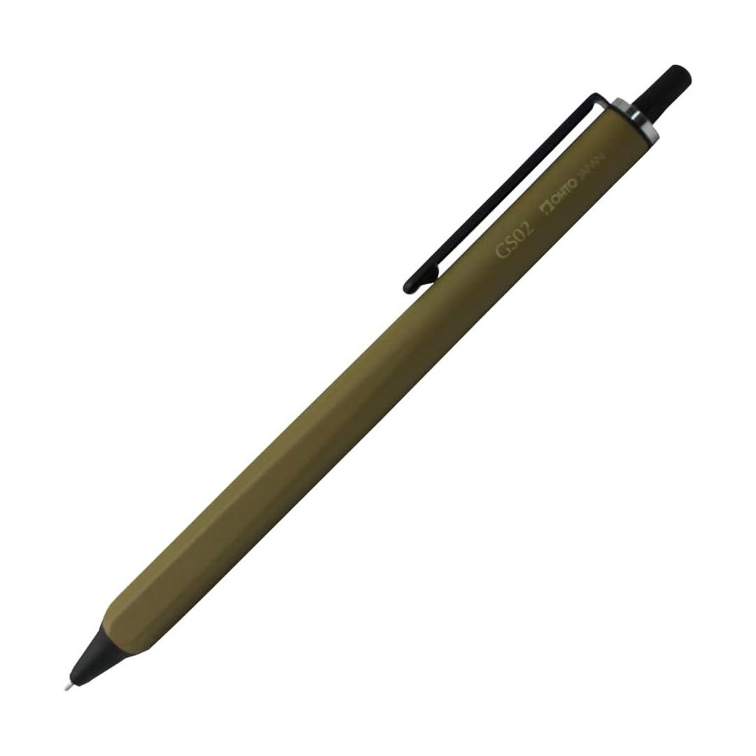 Ohto GS02 Rollerball Pen, Color: Khaki