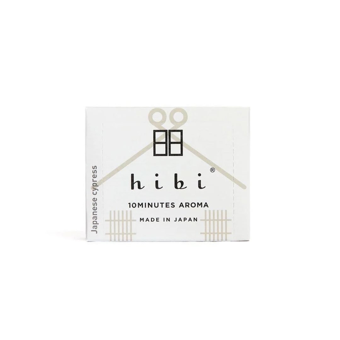 hibi Box of 8 Incense Matches, Scent: Japanese Cypress