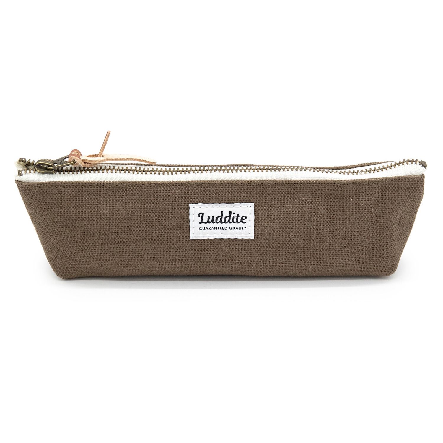 Canvas Standard Pen Case, Color: Brown