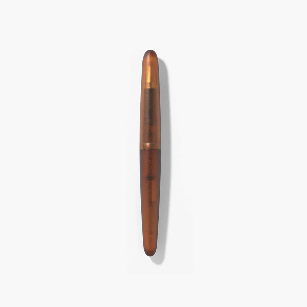 Kakimori Frost Fountain Pen, Color: Amber, Nib size: Fine