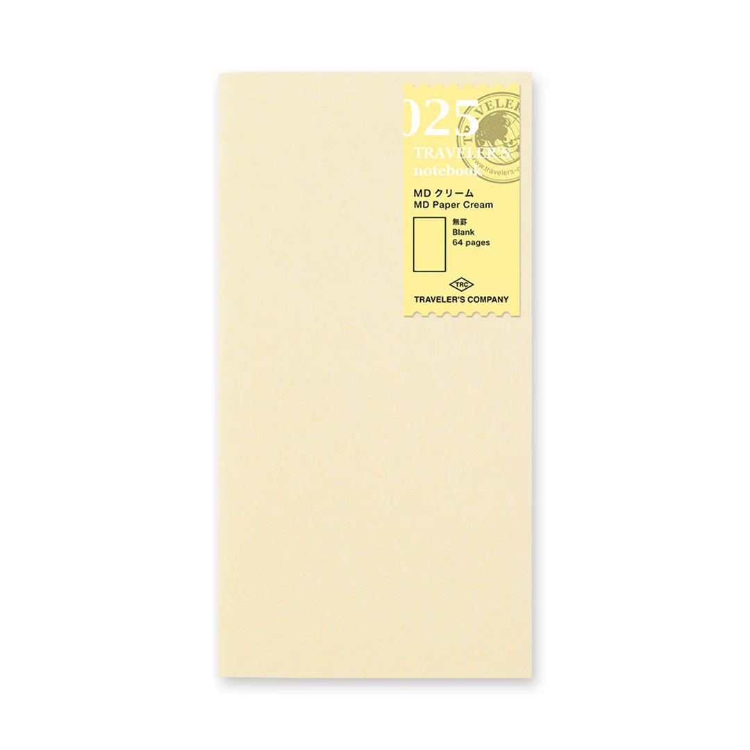 TRAVELER'S notebook MD Paper Cream, Size: Regular