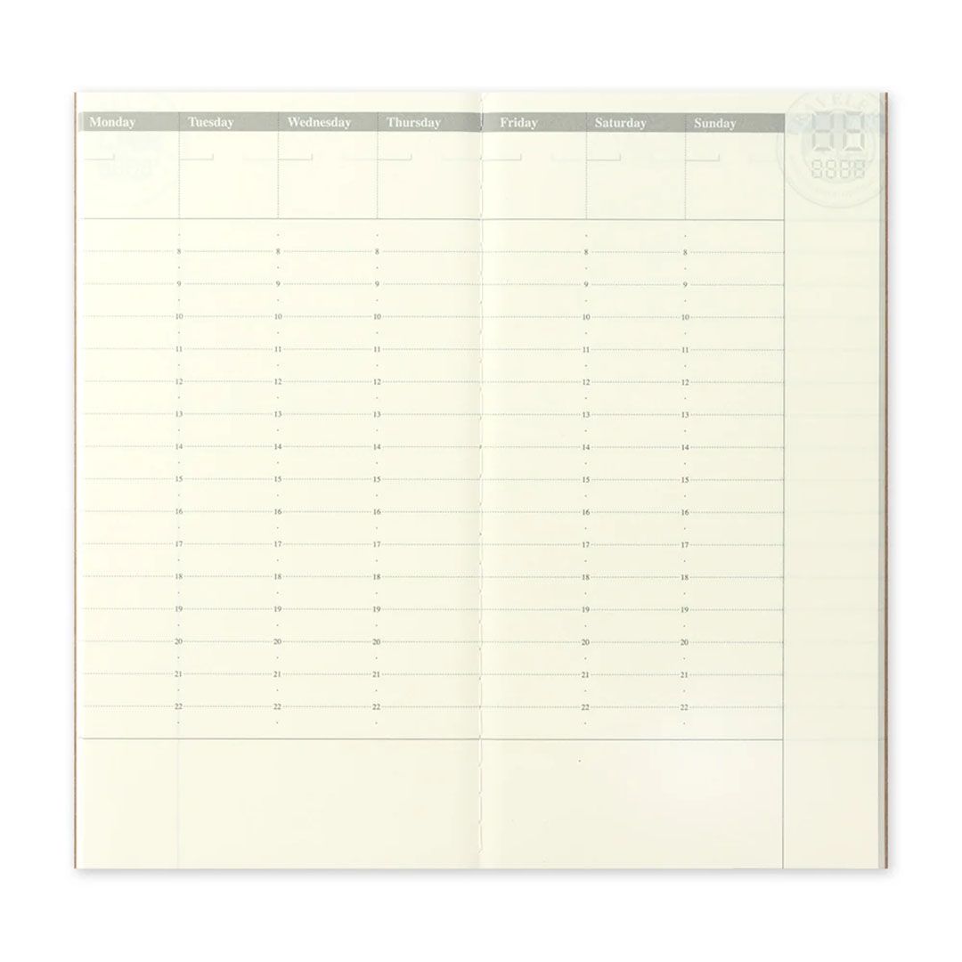 TRAVELER'S notebook Free Diary (Weekly Vertical)