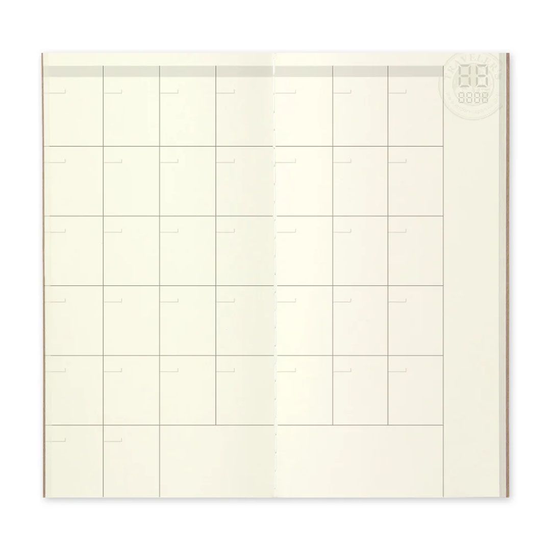 TRAVELER'S notebook Free Diary (Monthly)