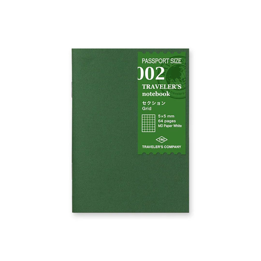 TRAVELER'S notebook Grid Notebook, Size: Passport