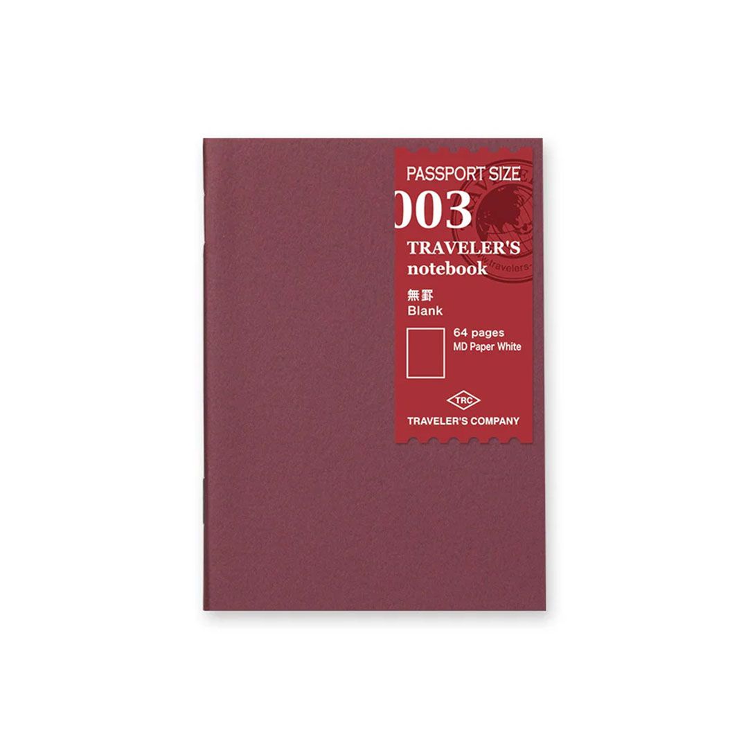 TRAVELER'S notebook Blank Notebook, Size: Passport