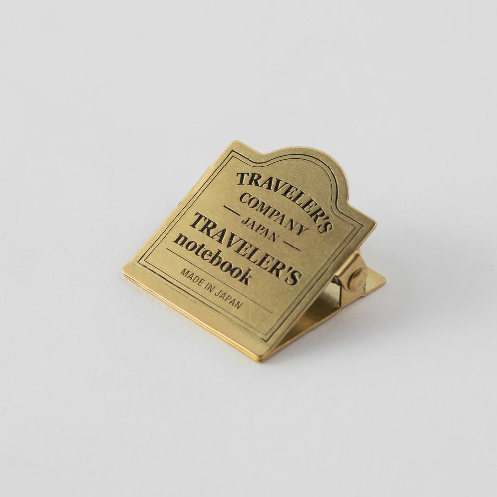 030 Brass Clip, Color: TRC Logo