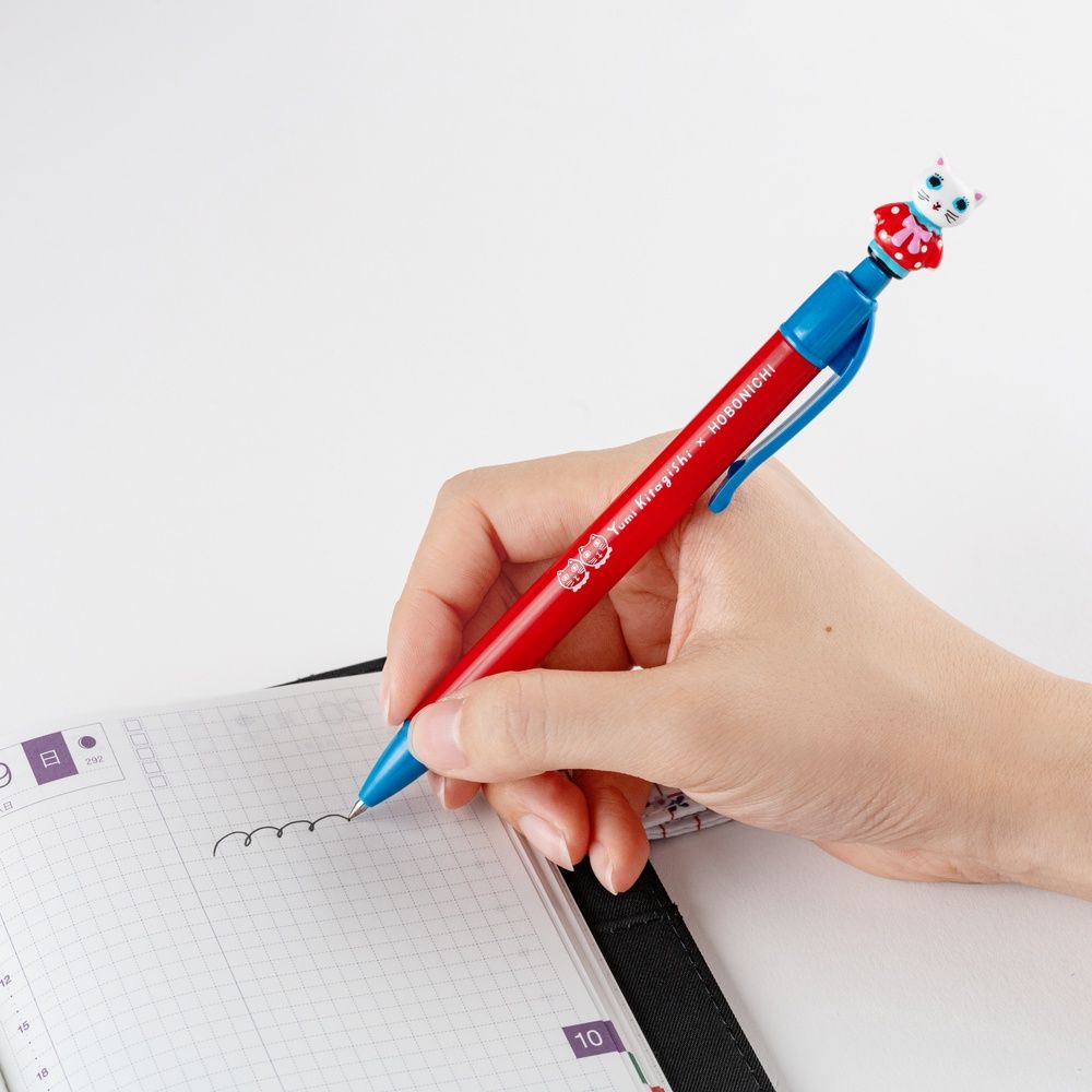 Hobonichi Ballpoint Pen: Yumi Kitagishi - White Cat