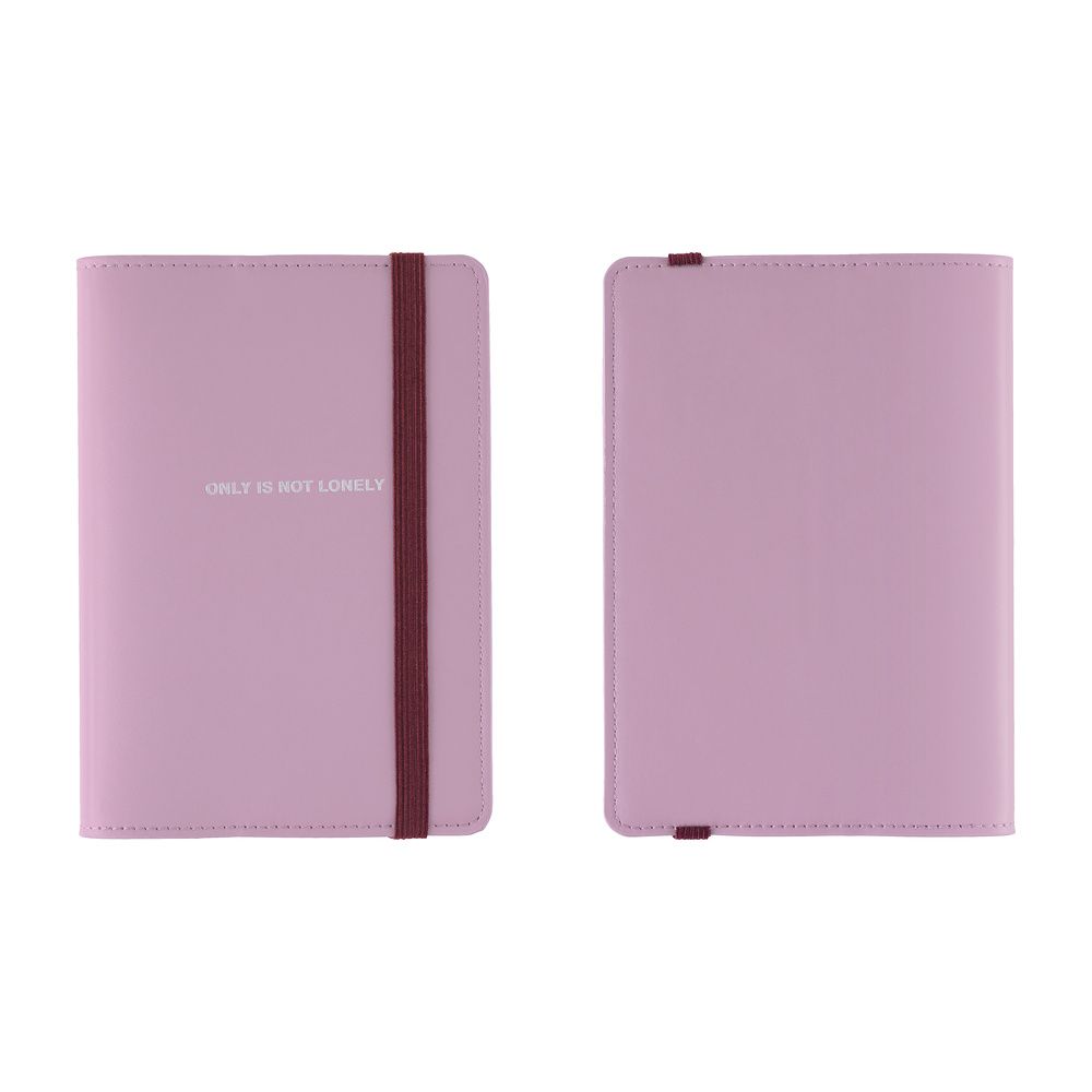 Hobonichi Techo Cover: Only is Not Lonely, Color: Lilac, Size: A6