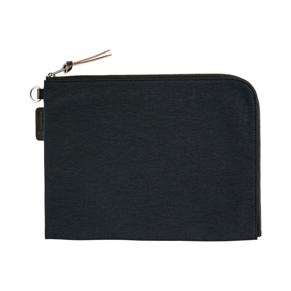 Hobonichi Techo Tragen Flat Pouch, Color: Black, Size: A5