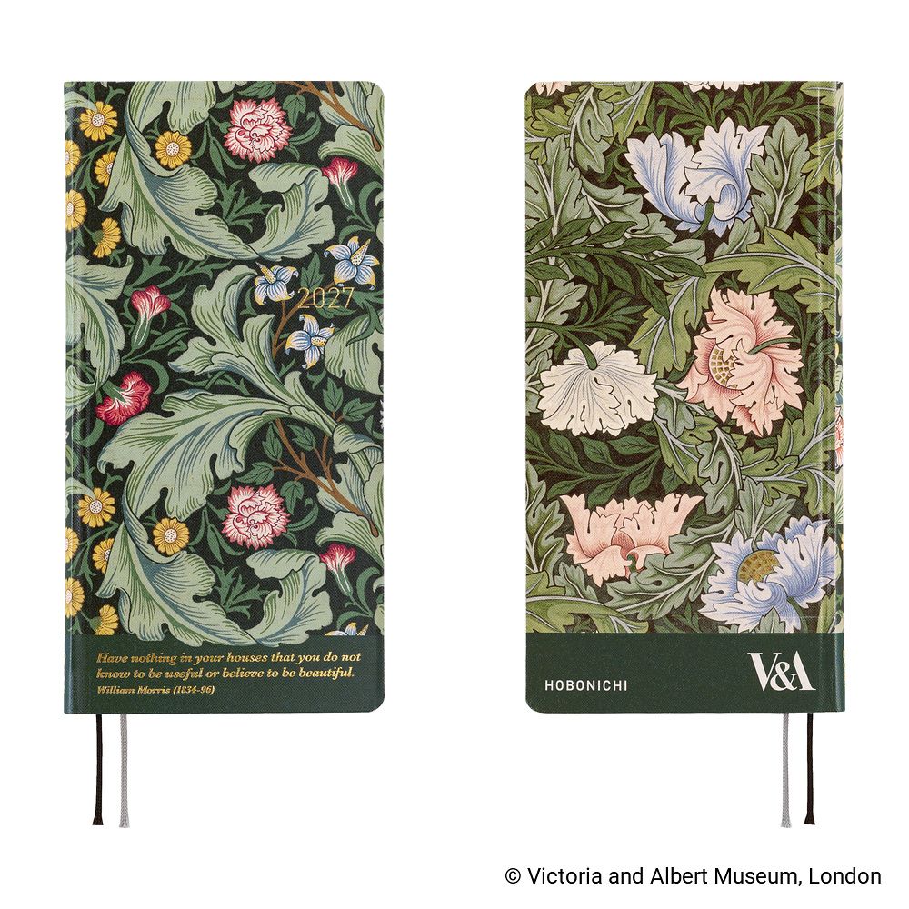 Hobonichi Weeks 2027 (English): V&amp;A Series, Style: Leicester