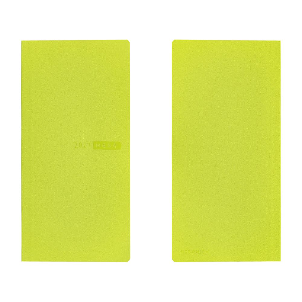 Hobonichi Weeks MEGA 2027 (English): Sneaker, Color: Lime Green