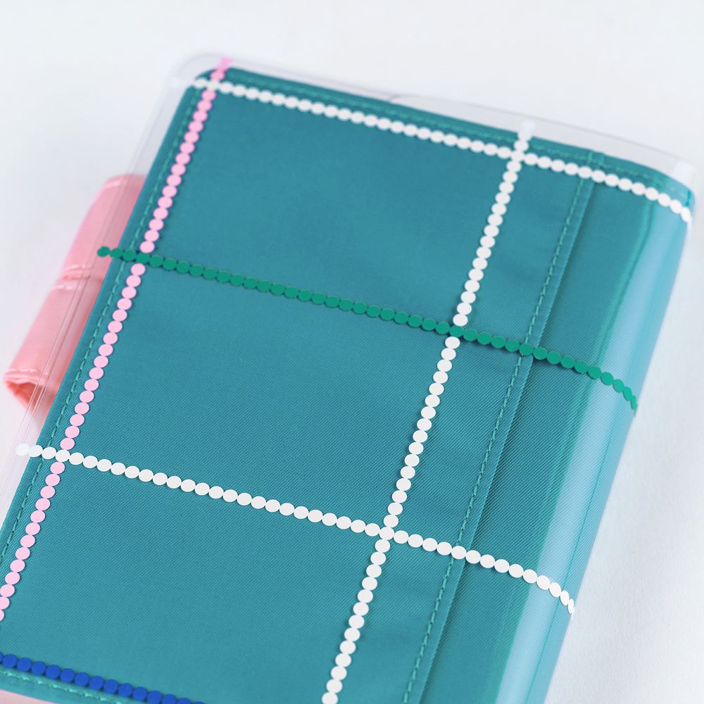 Hobonichi Cover on Cover: Yoshie Watanabe - Dotted Plaid, Size: A6