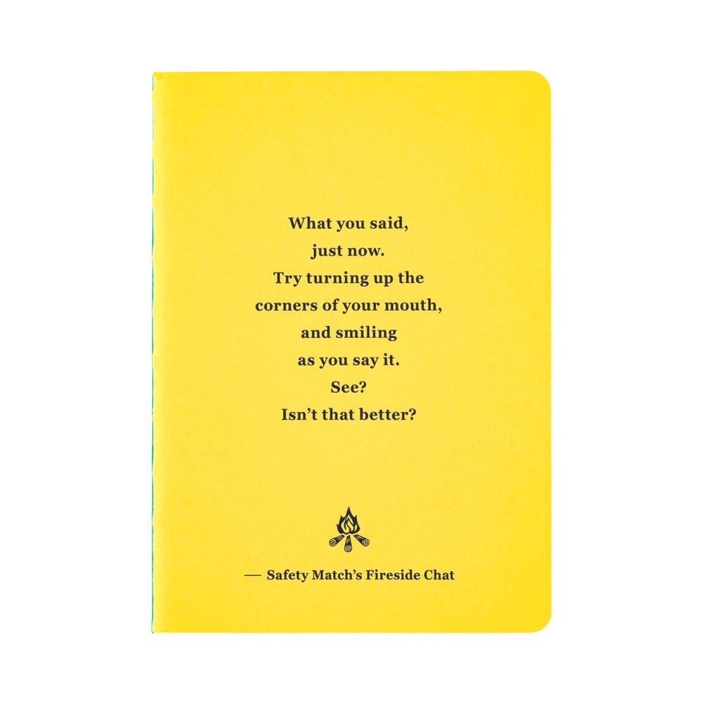 Hobonichi Fireside Chat Notebook, Ruling: Blank, Size: B7