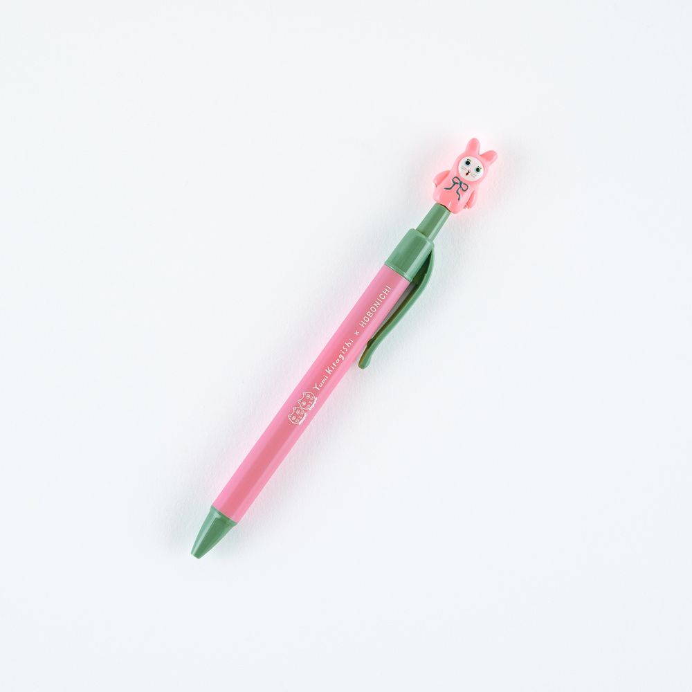 Hobonichi Ballpoint Pen: Yumi Kitagishi - White Cat Bunny