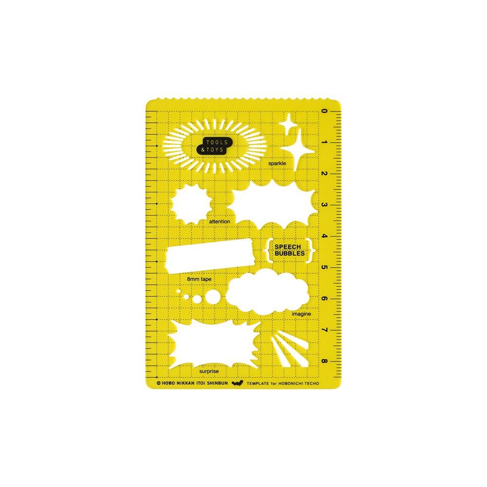Hobonichi Stencil: Speech Bubbles