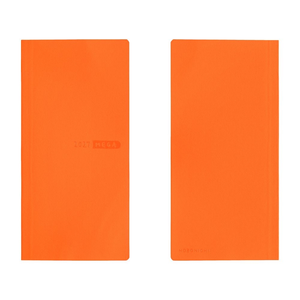 Hobonichi Weeks MEGA 2027 (Japanese): Sneaker - Mandarin Orange