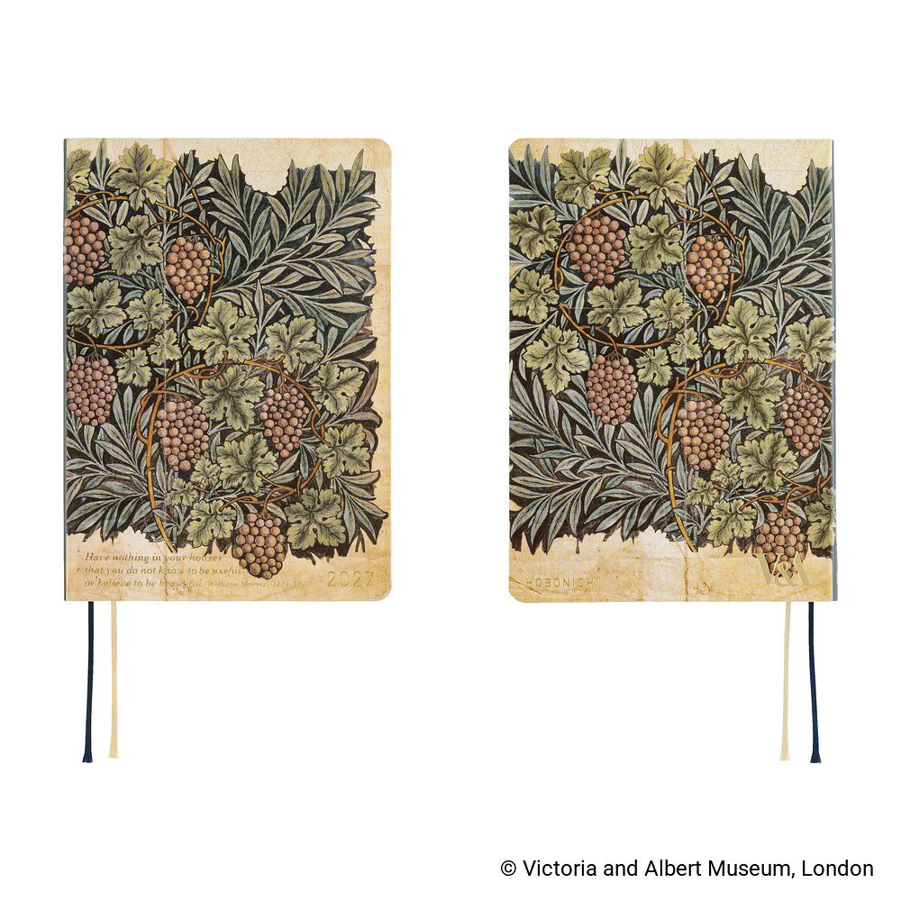 Hobonichi A6 HON 2027 (Japanese): V&amp;A Series - Vine