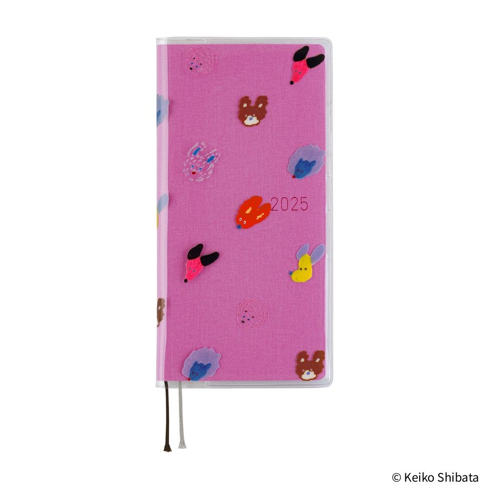 Hobonichi Weeks Clear Cover: Keiko Shibata - Dog Ears Fluttering in the Wind