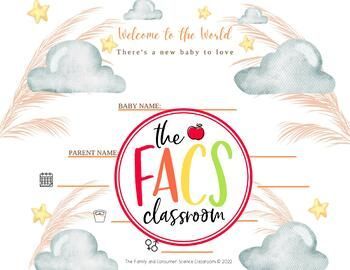 Birth Certificate for Child Development | Egg Baby | Infant Simulator | FCS