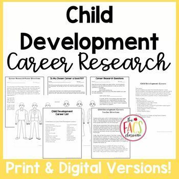 Child Development Career Research