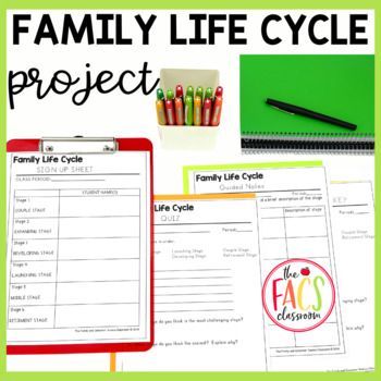 Family Life Cycle Stages Project and Quiz | Life Span | Child Development | FCS