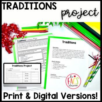 Family Traditions Project | Family and Consumer Sciences | Print | Google Drive