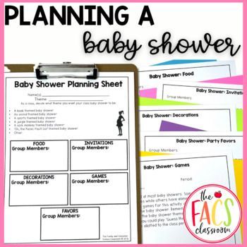 Plan and Host a Baby Shower in the Classroom | FCS | Child Development