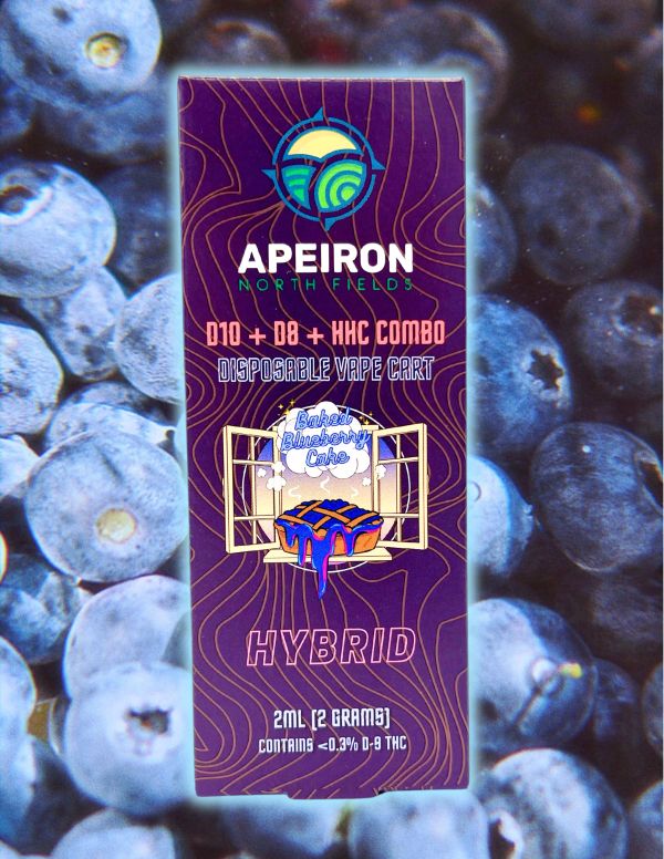 D10-D8-HHC, Flavor: Baked Blueberry Cake