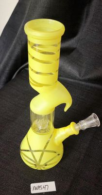 10 inch Water Frosted With Bend