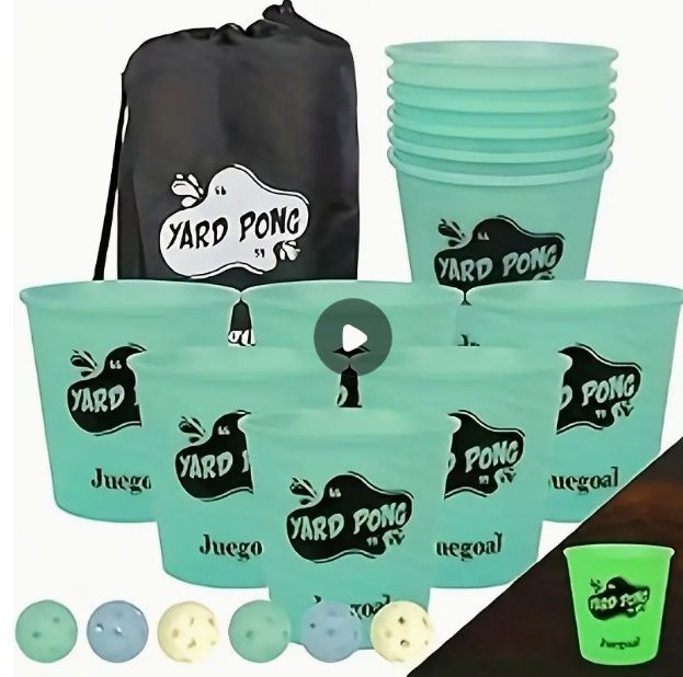 GLOW IN THE DARK YARD PONG
