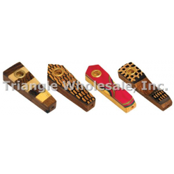 ASSORTMENT OF WOOD PIPES 12 PC