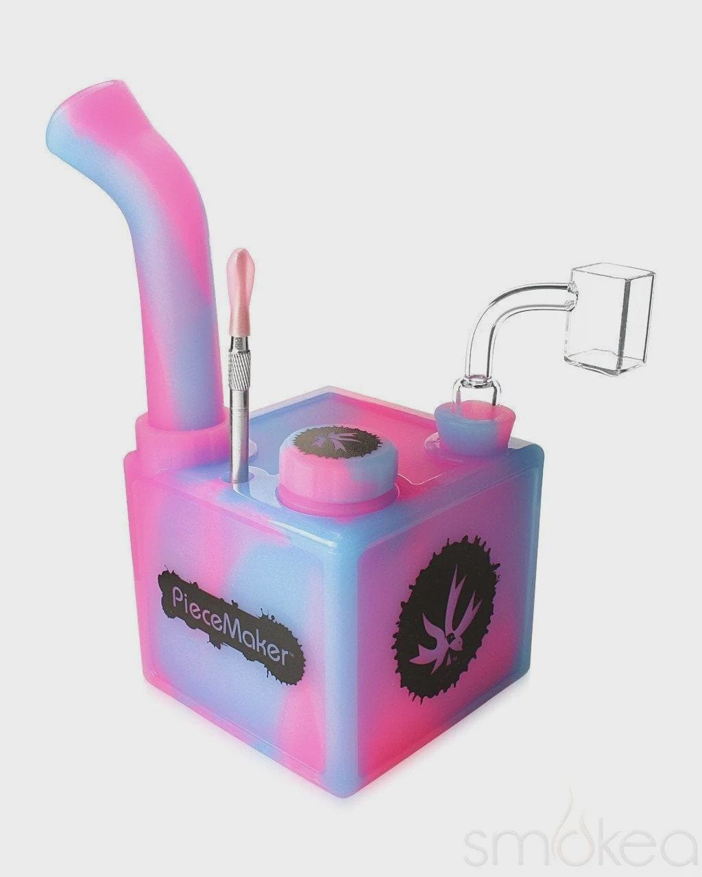 KUBE SILICONE DAB RIG, Style: KOTTON KANDY