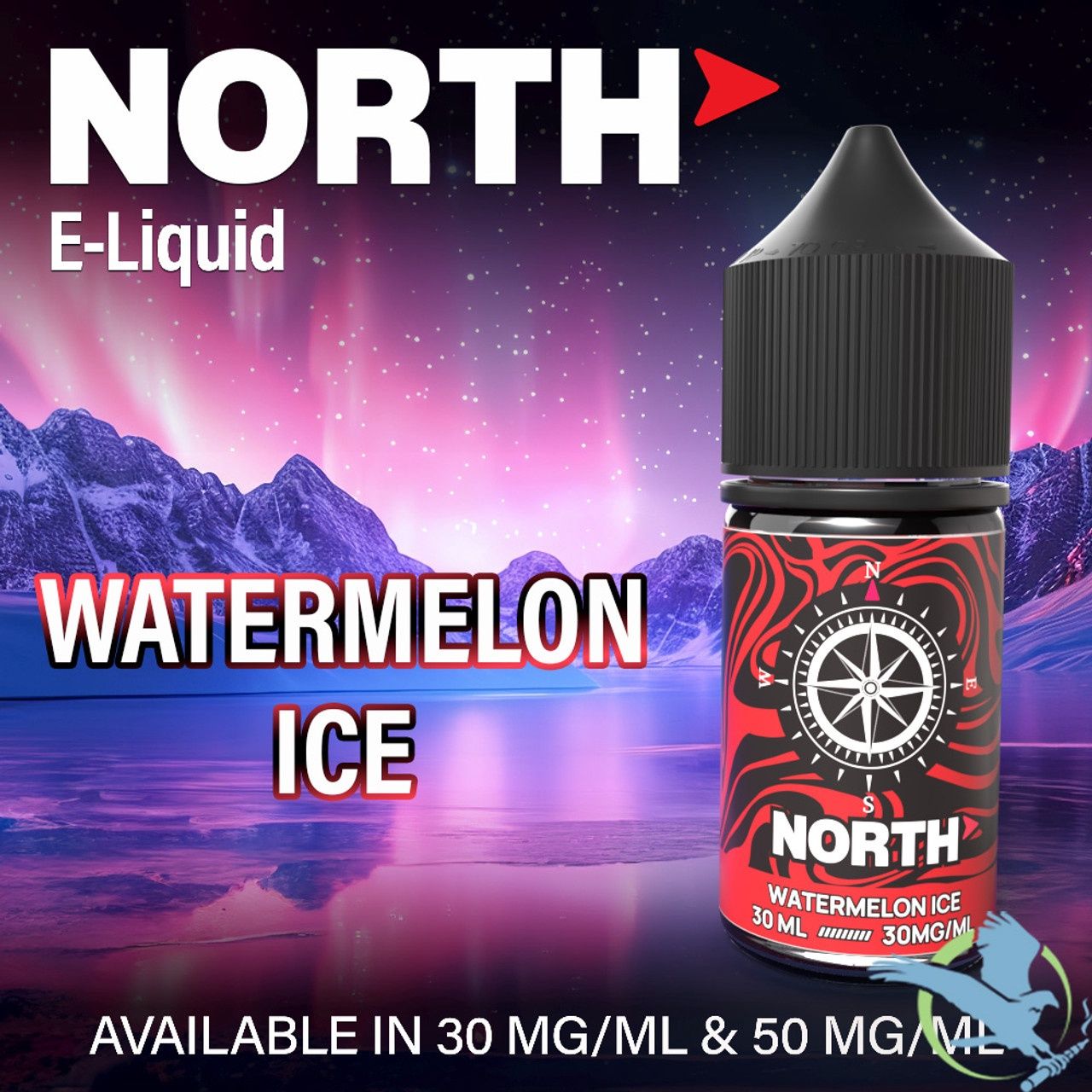 NORTH 50MG SALT NIC, Flavor: WATERMELON ICE
