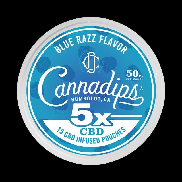 CANNADIPS, Flavor: 5X BLUE RAZZ