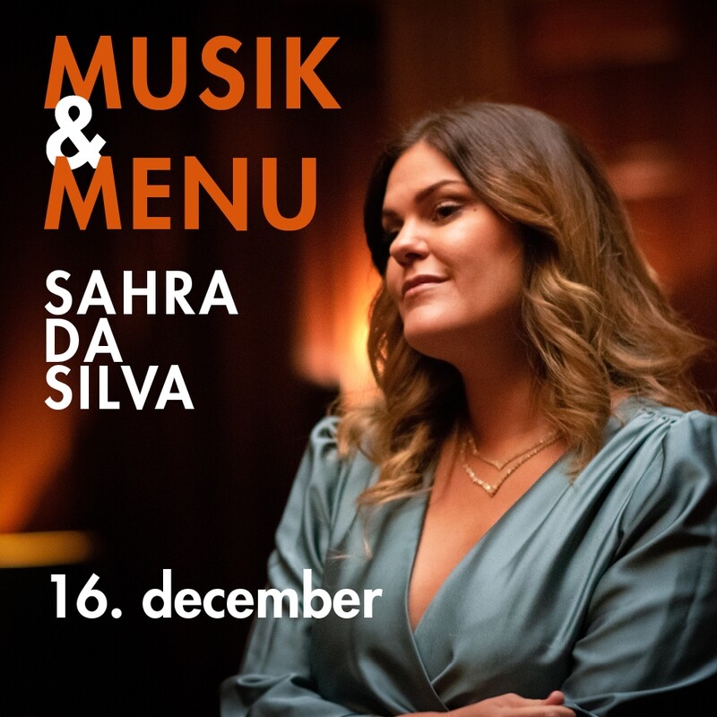 MUSIK&MENU 16. december kl 18.30
Sahra da Silva synger soul, blues og jazz med Lars Emil Riis på keyboard, mens vi spiser Vandvids dejlige buffet.