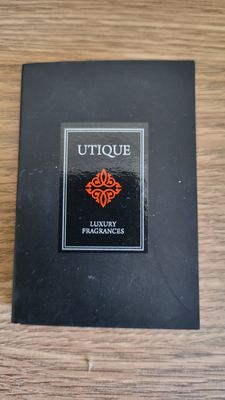 UTIQUE AMBRE ROYAL Sample Bottle.