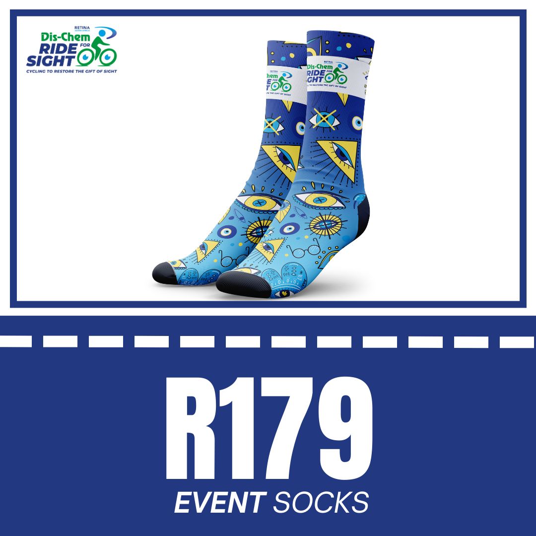 Dis-Chem Ride for Sight Socks Dis-Chem Ride for Sight Socks