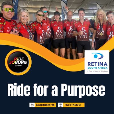 Ride Joburg for a Purpose - Sign Up Donation