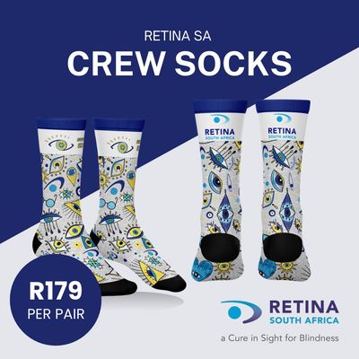 Retina SA Crew Socks Retina SA Crew Socks