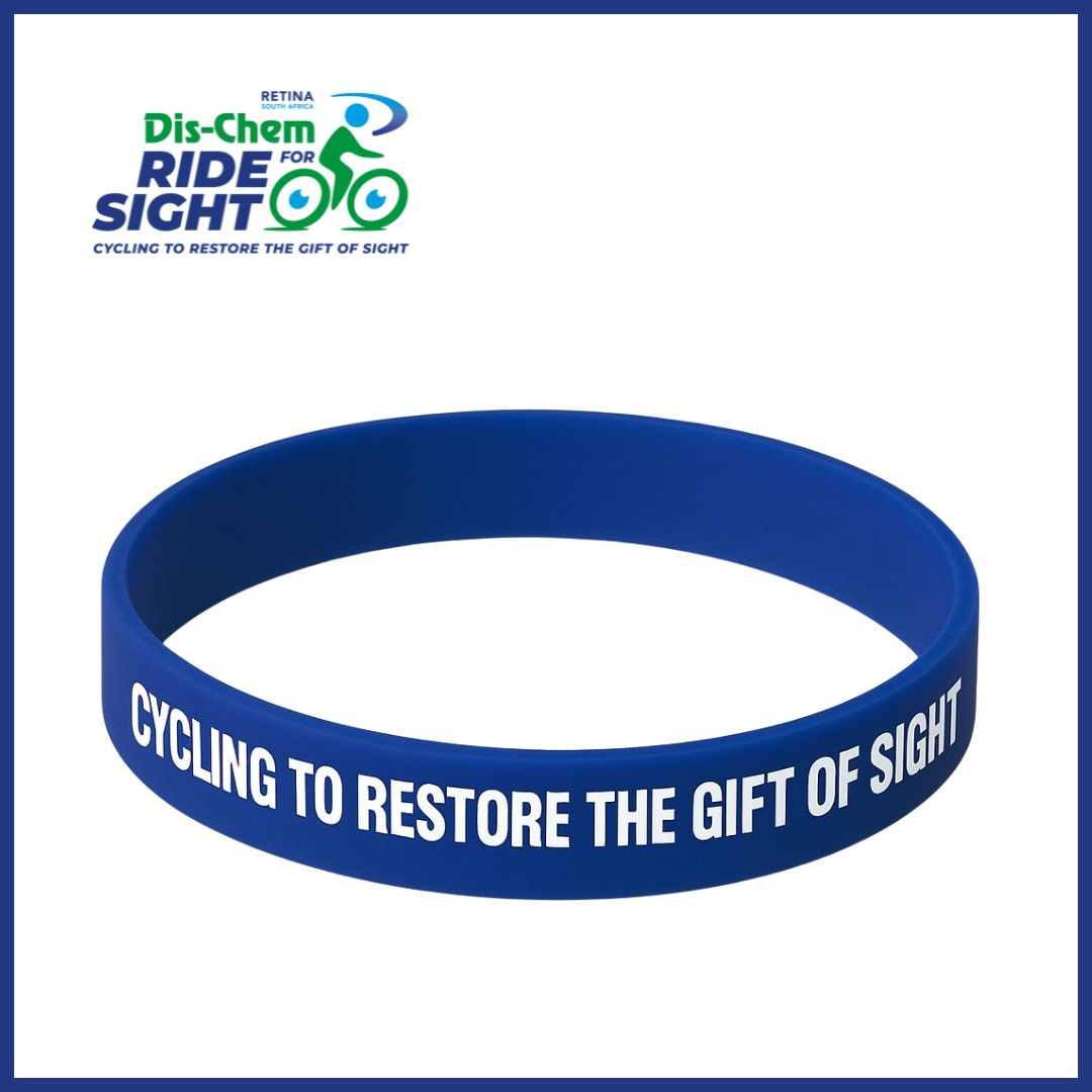 Dis-Chem Ride for Sight - Cycling to Restore the Gift of Sight Wristband Dis-Chem Ride for Sight - Cycling to Restore the Gift of Sight Wristband