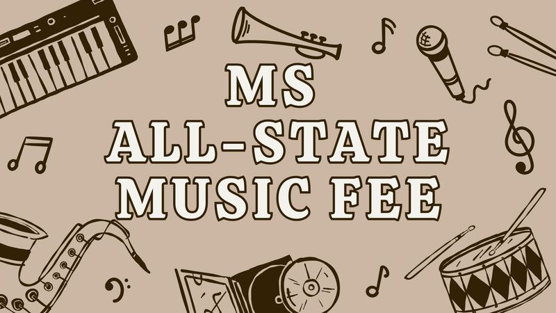 Middle School All-State Music Materials Fee